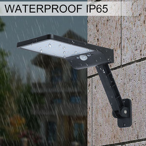 1/2 PCS 48 LED Wall Lamp IP65 Waterproof Outdoor Solar Street Light Radar Motion For Garden Yard Street Flood Lamp