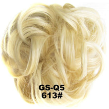 Load image into Gallery viewer, Synthetic Messy Hair Bun Pad Elastic Hair Rope Rubber Band Hair Extensions
