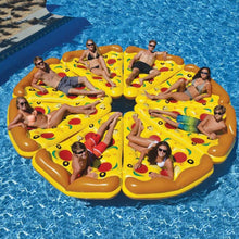 Load image into Gallery viewer, Inflatable Pizza Shaped Swimming Pool Float Raft Air Mattresses