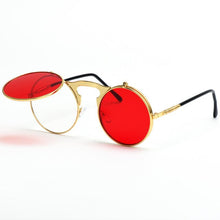 Load image into Gallery viewer, Flip-flop Lens Steampunk Retro Classic Sunglasses Men Women