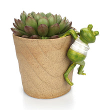 Load image into Gallery viewer, Creative Climbing Frogs Bonsai Decorative Hang Frog Outdoor Flowerpot  Garden Decor