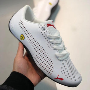 6 Colors Original Men Designer Ferrarimotorcycle Racing Series Shoes Leather Mesh Sneakers Outdoor Sport Shoes Running Shoes