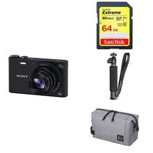 Load image into Gallery viewer, Sony Cyber-Shot WX350 Digital Camera 20x Optical Zoom, safety pink