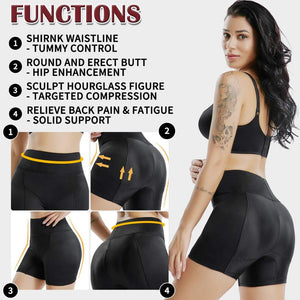 Amazing Seamless Women Shaper Butt Lifter Enhancer Padded Control Panties Boyshort Briefs Fake Ass Buttock Hip Pants Underwear