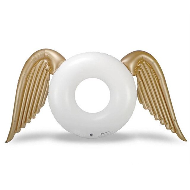Angel wings swimming circle swimming pool floating adult inflatable swimming ring water inflatable toys