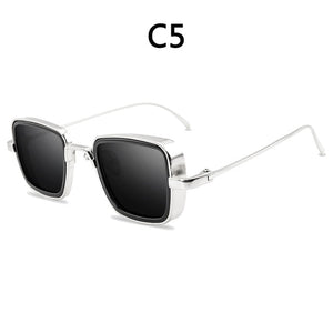 Sunglasses Men Retro Thick  Metal Frame Trend Sunglasses