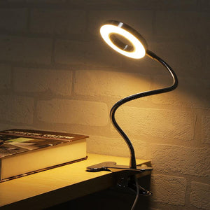 Clip Table Lamp LED Table Lamp Tattoo Light Portable Permanent Eyebrow Manicure Light USB Beauty Tools For Nail Makeup Bed Use