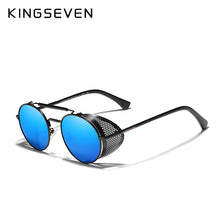 Load image into Gallery viewer, Retro Round Steampunk Sunglasses Men Retro Women Sun Glasses foc