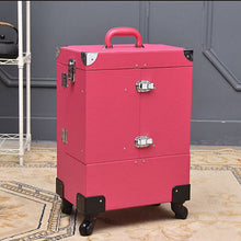 Load image into Gallery viewer, Wheel Luggage for Cosmetic Makeup artist Suitcase Nail tattoo Trolley Case Beautician cabin box  Cosmetic Bag for Woman