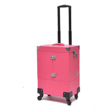 Load image into Gallery viewer, Wheel Luggage for Cosmetic Makeup artist Suitcase Nail tattoo Trolley Case Beautician cabin box  Cosmetic Bag for Woman
