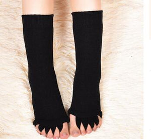 Unisex Socks Sleeping Health Foot Care Massage Toe Socks