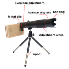Load image into Gallery viewer, HD 4K 36x Telescope Camera Zoom Optical Cellphone Telephoto Lens For iphone Samsung Xiaomi Huawei Smartphone Mobile Phone Lenses