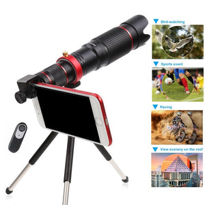 HD 4K 36x Telescope Camera Zoom Optical Cellphone Telephoto Lens For iphone Samsung Xiaomi Huawei Smartphone Mobile Phone Lenses