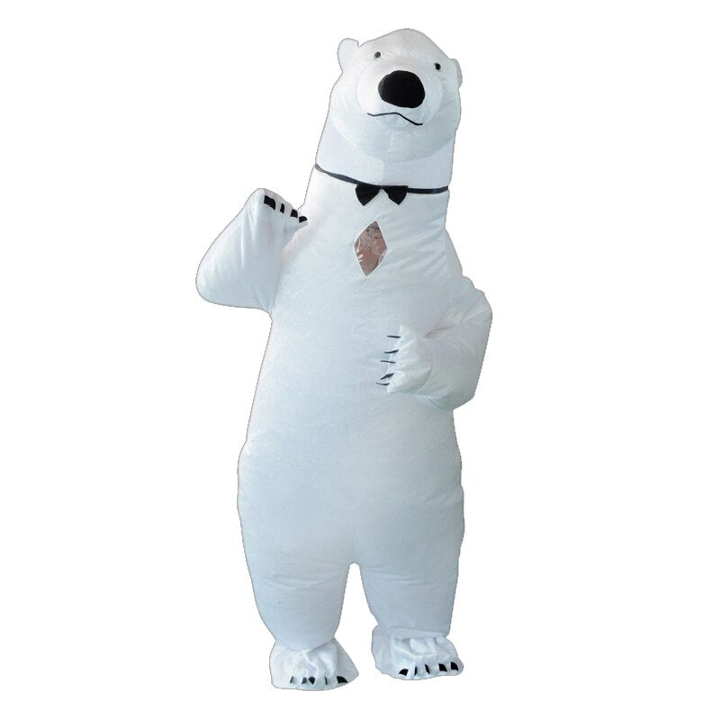 Inflatable Polar Bear Costume Mascot Costumes Animal Fantasias  carnival