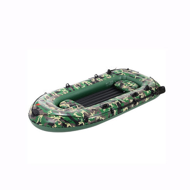 4 Person Camouflage Green PVC Rubber Dinghy Inflatable Boat Thickened Folder Portable Kayak Fishing Boat Cushion For Boats