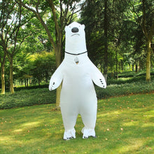 Load image into Gallery viewer, Inflatable Polar Bear Costume Mascot Costumes Animal Fantasias Adult Christmas  Halloween ThanksgiBirthday Party Cosplay Costume