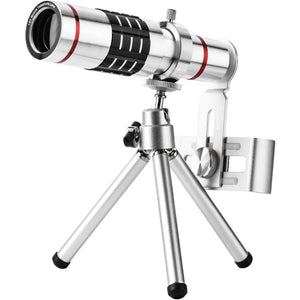 18x Telescope Camera Zoom Optical Cellphone Telephoto Lens Smartphone Camera Lens With Mini Tripod for huawei iphone Mini Lens