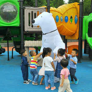 Inflatable Polar Bear Costume Mascot Costumes Animal Fantasias Adult Christmas  Halloween ThanksgiBirthday Party Cosplay Costume