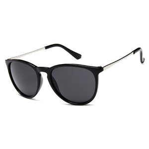 HUHAITANG Vintage Classic Sunglasses Men Vintage Cat Eye Sunglases For Women Luxury Brand Mens High Quality Designer Sun Glasses