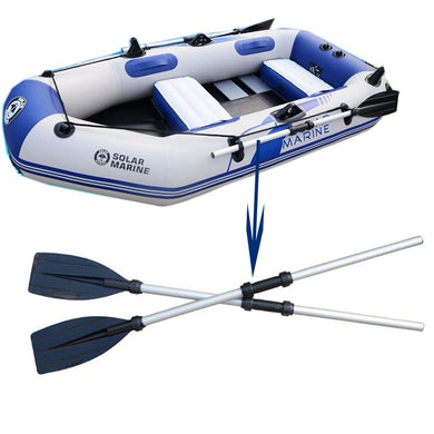 Canoe Paddles (126-136cm)Telescoping Kayak Paddle Detachable Float Boating Kayaking Canoeing Paddle Oar With Nonslip Handle