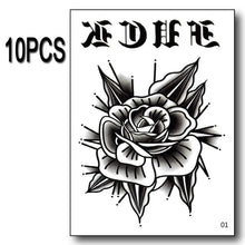 Load image into Gallery viewer, Waterproof Temporary Tattoo Sticker Hand flower tattoo Rose Tattoo Arm Foot Back body art