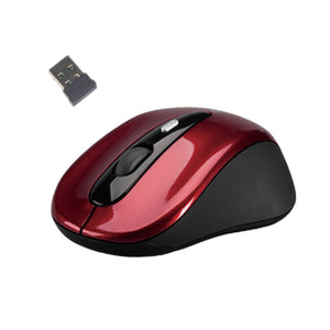 1600DPI Optical 2.4GHz Wireless Mouse Computer Cordless Office Mice with USB Receiver