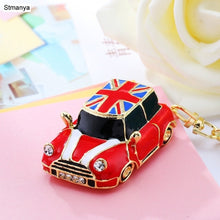 Load image into Gallery viewer, Hot sale Crystal Car Key Chain New metal Varied Key Holder Fashion Bag Charm Accessories Rhinestones Lovely Keychain K1724
