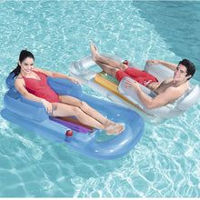 Load image into Gallery viewer, Inflatable Floating Row 157x89cm Beach Swimming Air Mattress Pool Floats Floating Lounge Sleeping Bed for Water Sports Party