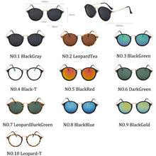 Load image into Gallery viewer, LeonLion Round Retro Sunglasses Men Brand Designer Fashion Sunglasses for Men/Women Vintage Sunglasses Men Luxury Oculos De Sol