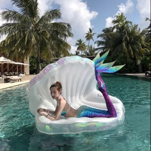 Load image into Gallery viewer, Pool Float Shell Pearl Scallops Inflatable Funny Aquatic Toys Air Mattress