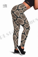 Load image into Gallery viewer, PLstar Cosmos Newest Leopard Snake Skin Pattern 3Dprint Leggings US Size Workout Leggings Slim Pants Sexy GYM Fitness Leggings 1