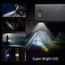 Load image into Gallery viewer, Power Bank Popular Large Capacity 30000mAh LCD 4 Usb Ports Battery Pack Portable External Battery LED Lighting Travel Charger