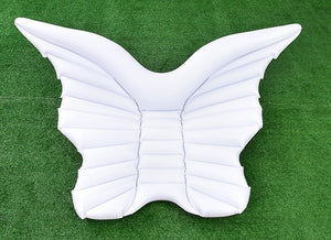 Rooxin Float Pool Inflatable Mattress Beach 250cm Angel Wings Women Swimming Ring Swimming Circle for Adult Summer Party Toys