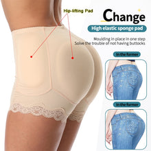 Load image into Gallery viewer, Women 4pcs Pads Enhancers Fake Ass Hip Butt Lifter Shapers Control Panties Padded Slimming Underwear Enhancer Hip Pads Pant