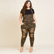 Load image into Gallery viewer, Plus Size Women Rompers Overalls Large Size Casual Camouflage Jumpsuits - Hot This Year