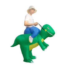 Load image into Gallery viewer, Unisex Halloween Funny Sexy Dinosaur Knight Cosplay Carnival Masquerade Festival Dance Party USB Air Pump Theme Inflatable Doll Gift Costume